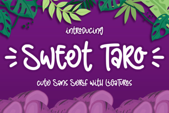 Sweet Taro Font Poster 1