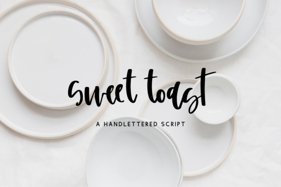 Sweet Toast Script Font Poster 1