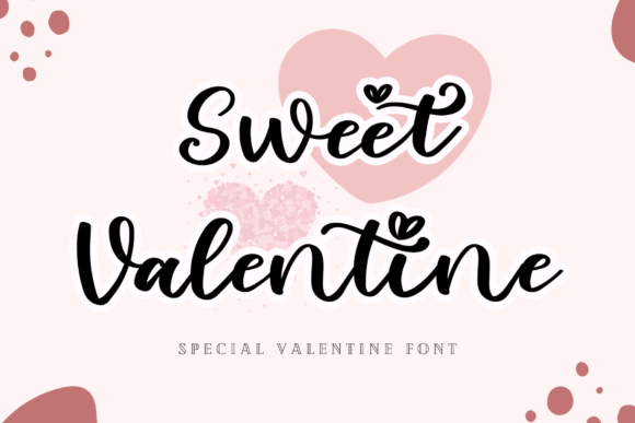 Sweet Valentine Font Poster 1