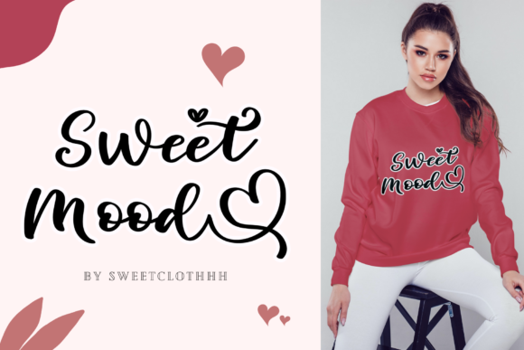 Sweet Valentine Font Poster 6