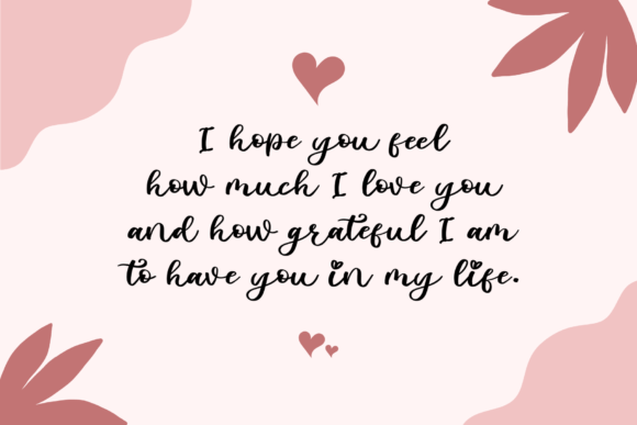 Sweet Valentine Font Poster 7