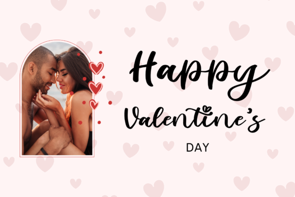 Sweet Valentine Font Poster 8