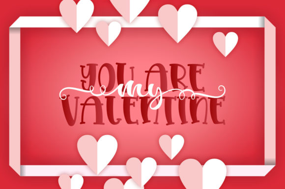 Sweet Valentine Font Poster 2