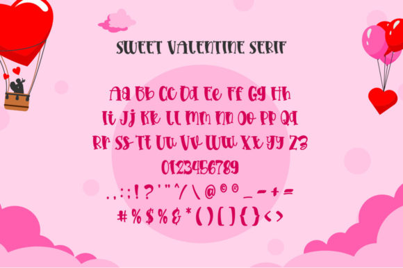 Sweet Valentine Font Poster 13