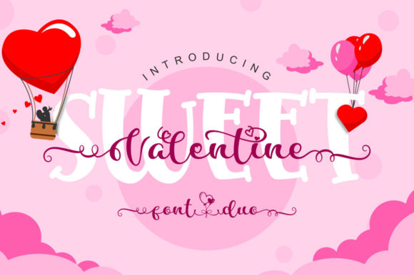 Sweet Valentine Font Poster 14