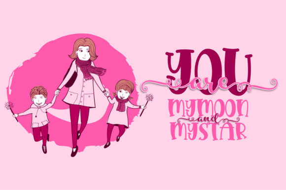 Sweet Valentine Font Poster 5