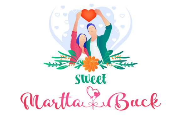 Sweet Valentine Font Poster 7