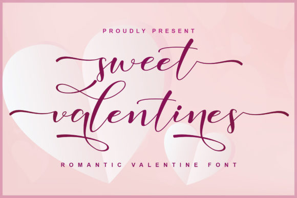 Sweet Valentines Font Poster 1