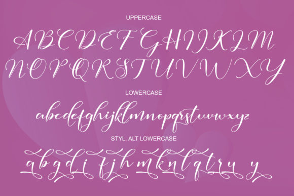 Sweet Valentines Font Poster 9