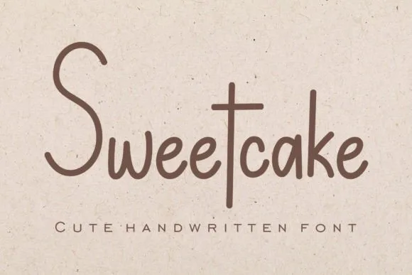 Sweetcake Font Sweetcake Font Poster 1