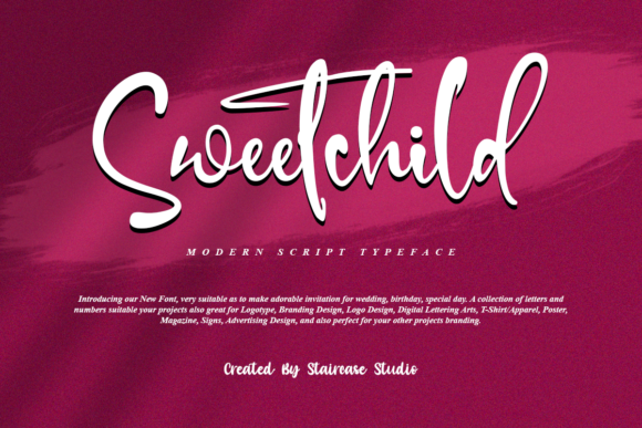Sweetchild Font Poster 1
