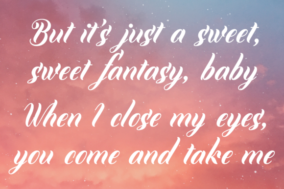 Sweetener Font Poster 14