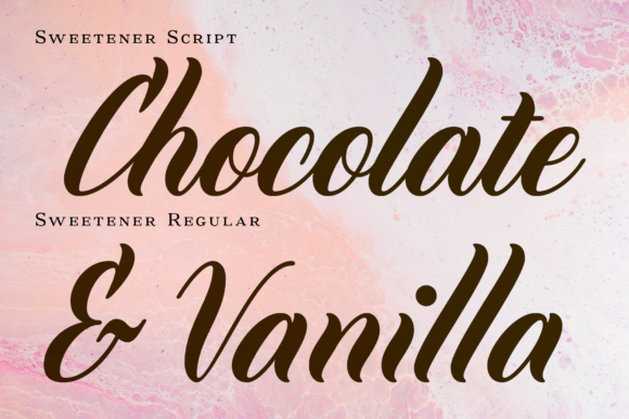 Sweetener Font Poster 3