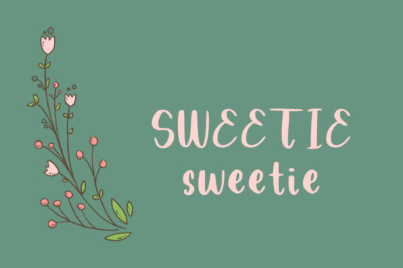 Sweetie Font Poster 1