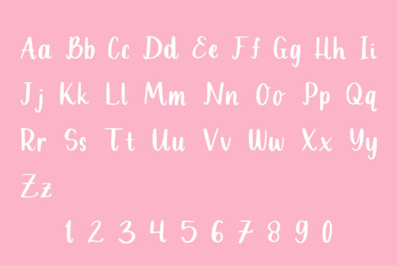 Sweetie Font Poster 4