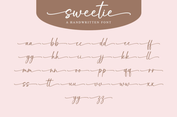 Sweetie Font Poster 8