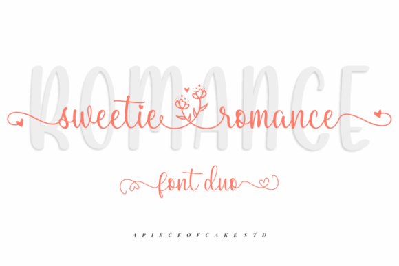 Sweetie Romance Font Poster 1