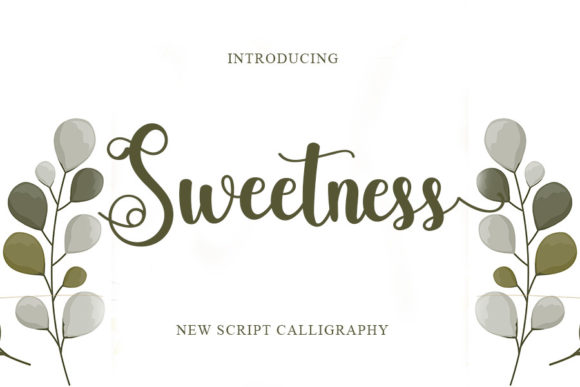 Sweetness Font Poster 1