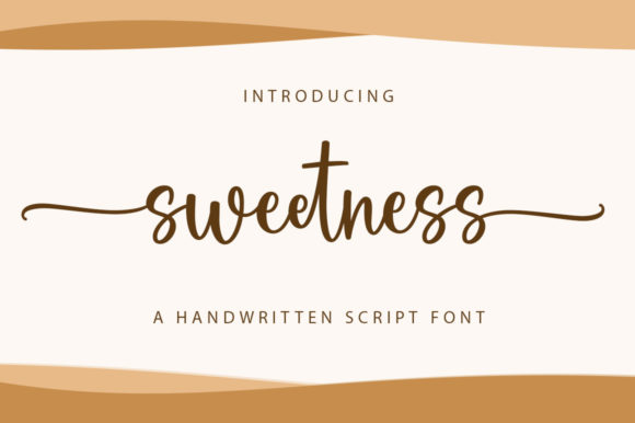 Sweetness Font Poster 1