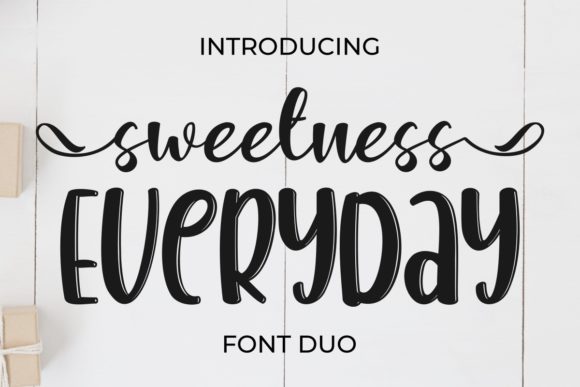 Sweetness Everyday Duo Font Poster 1