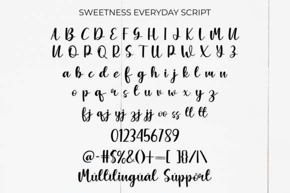 Sweetness Everyday Duo Font Poster 8