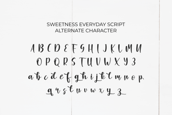 Sweetness Everyday Duo Font Poster 9