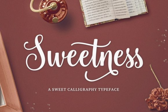 Sweetness Script Font Poster 1