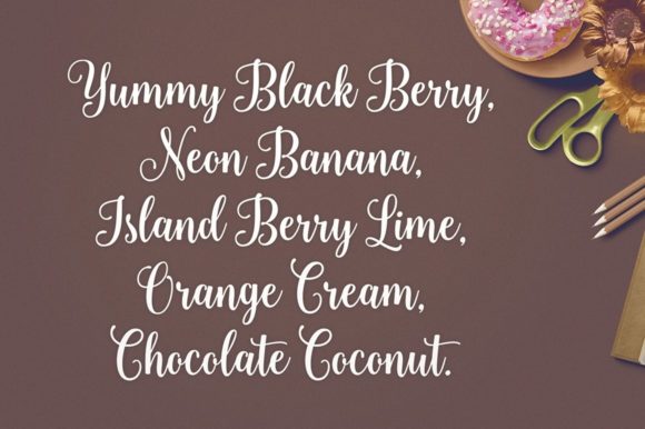 Sweetness Script Font Poster 3