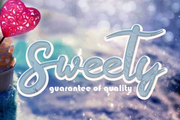 Sweety Font Poster 1