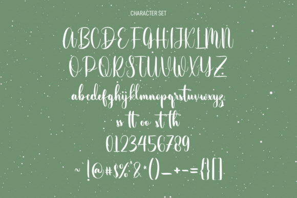 Sweety Klaus Script Font Poster 8