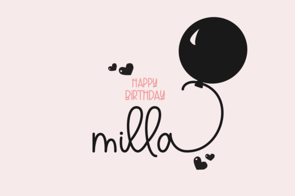 Sweety Peachy Mommy Font Poster 5