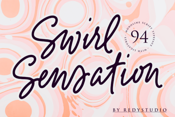 Swirl Sensations Font Poster 1