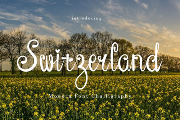 Switzerland Font Poster 1