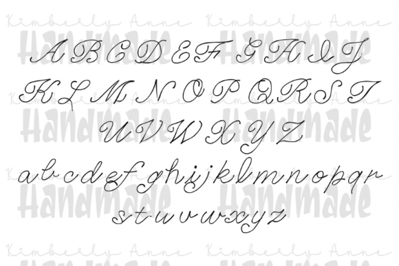 Swoosh Handwriting Font Poster 3