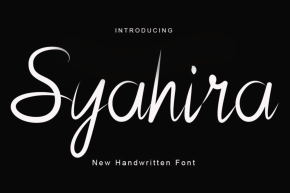 Syahira Font Poster 1