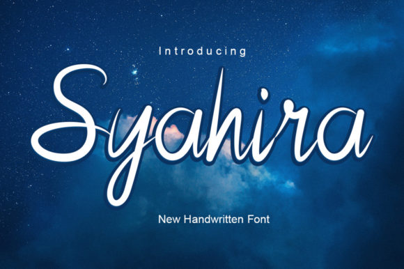 Syahira Font Poster 6