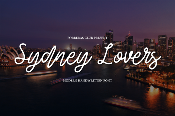Sydney Lover Font Poster 1