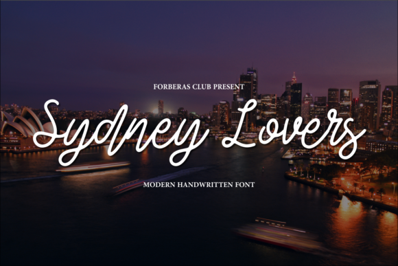 Sydney Lover Font Sydney Lover Font Poster 1
