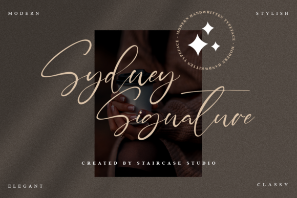 Sydney Signature Font Poster 1