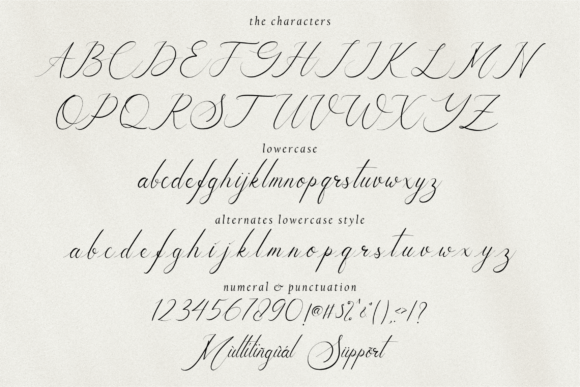 Symphonigraphy Font Poster 7