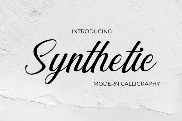 Synthetic Font Poster 1