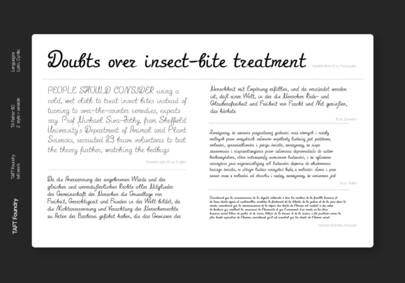 TA Father 60 Font Poster 12