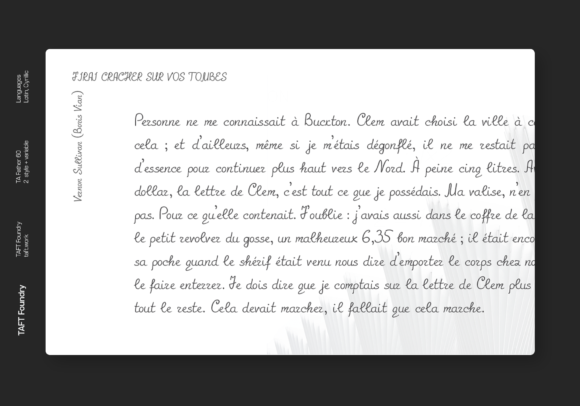 TA Father 60 Font Poster 3