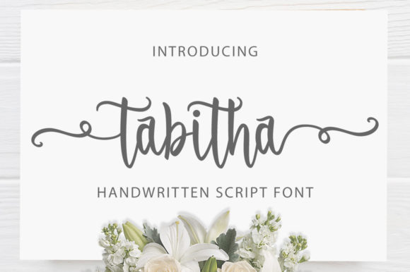 Tabitha Font Poster 1