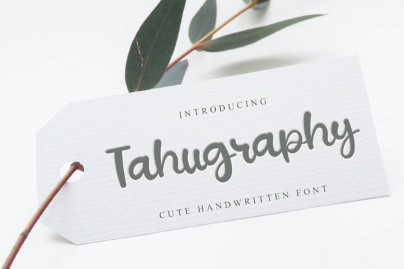 Tahugraphy Font Poster 1