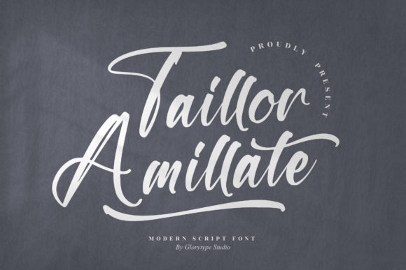 Taillor Amillate Font Poster 1