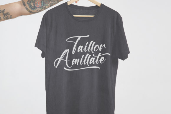 Taillor Amillate Font Poster 4