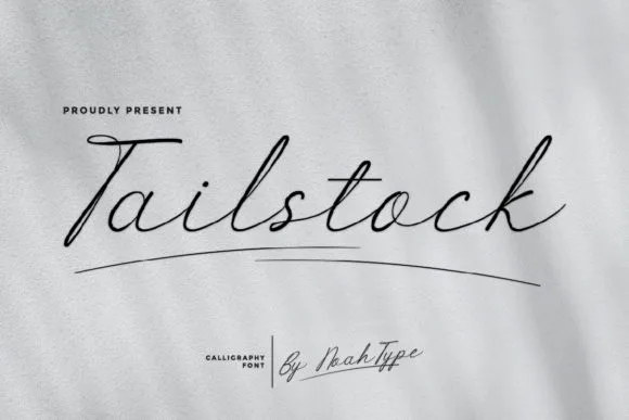 Tailstock Font Tailstock Font Poster 1