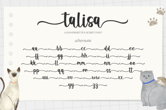 Talisa Font Poster 9