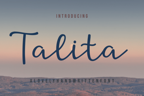 Talita Font Talita Font Poster 1